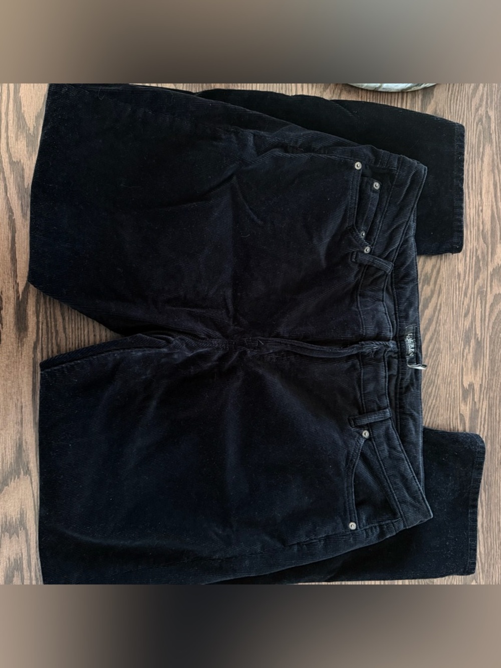 Ralph Lauren Black Corduroy Trousers - Picture 3 of 6